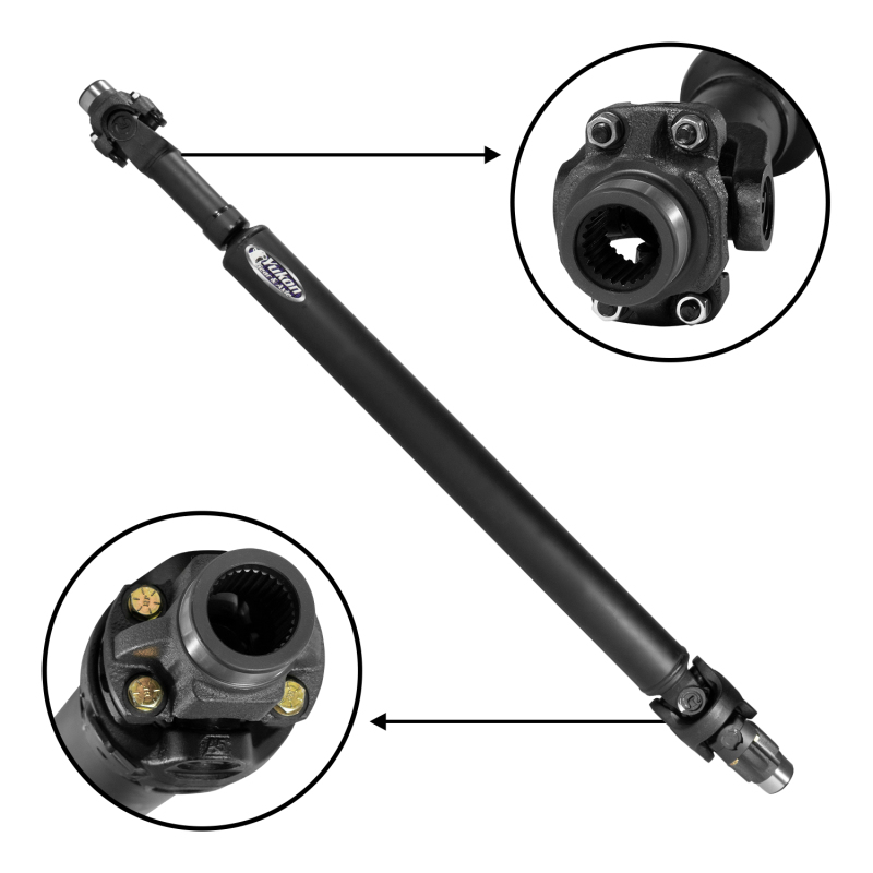Jeep Sahara Driveshaft - Rear - Yukon Gear & Axle - Performance, 1310-1410 U-Joint, Selec-Trac - `18-`27
